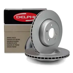 DELPHI Bremsscheiben f&uuml;r BMW E60 E61 540-550i 535d E63 E64 645/650i 635d hinten