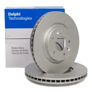 DELPHI Bremsscheiben f&uuml;r NISSAN QASHQAI II X-TRAIL (T32_) RENAULT KADJAR vorne