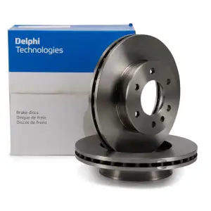 DELPHI Bremsscheiben Satz MERCEDES SPRINTER (906) f&uuml;r VW CRAFTER (2E_ 2F_) vorne