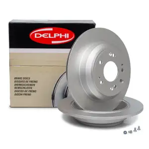 DELPHI Bremsscheiben f&uuml;r HONDA ACCORD VIII (CU CW) 2.0i 2.4i 2.2 i-DTEC hinten