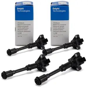 4x DELPHI Z&uuml;ndspule Z&uuml;ndmodul FORD Focus 3 Fiesta 6 Mondeo 4 Kuga 2 Galaxy S-Max 1.6