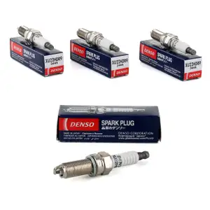 4x DENSO Z&uuml;ndkerze Set XU22HDR9 f&uuml;r Hyundai Accent i20 i30 ix20 Kia Carens Ceed