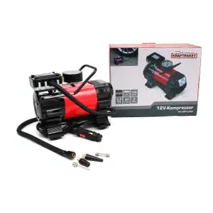 Dino KRAFTPAKET 136309 Druckluft Kompressor Luftkompressor 2in1 12V LED