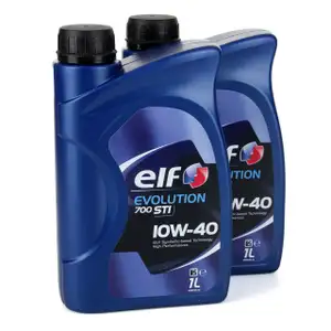 elf Evolution 700 STI 10W-40 Motor&ouml;l f&uuml;r VW 501.01/505.00 MB 229.1 - 2L 2 Liter