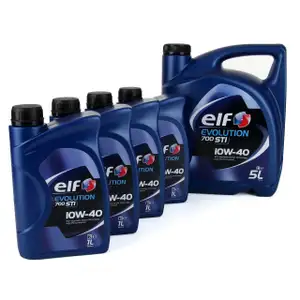 elf Evolution 700 STI 10W-40 Motor&ouml;l f&uuml;r VW 501.01/505.00 MB 229.1 - 9L 9 Liter