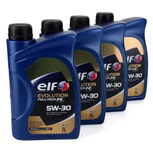 elf Evolution Full-Tech FE 5W-30 Motor&ouml;l RENAULT RN0720 MB 226.51 - 4L 4 Liter