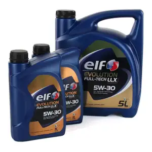 7L 7 Liter elf Evolution Full-Tech LLX 5W-30 Motor&ouml;l 504.00/507.00 MB 229.51
