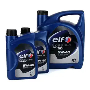 elf Evolution 900 NF 5W-40 Motor&ouml;l VW 502.00/505.00 MERCEDES 229.3 - 7L 7 Liter