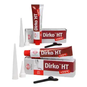2x 70ml ELRING Spezial Silikon Dichtmasse Dichtungsmasse DIRKO-HT 705.707