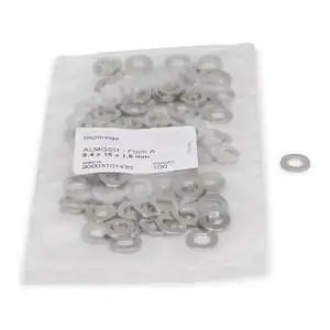 100x ELRING Aluscheiben f&uuml;r Ventildeckel Motor 8,4x15x1,5mm PORSCHE 911 + (964)