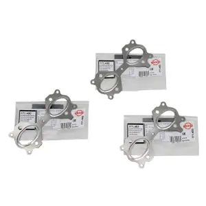 3x ELRING Abgaskr&uuml;mmerdichtung f&uuml;r BMW E90-93 E60 E61 E65-67 X3 X5 X6 M57 N57