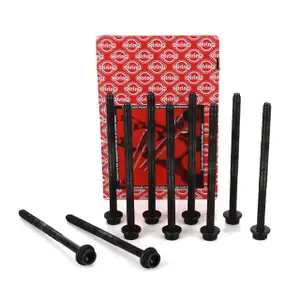 10x ELRING 803.740 Zylinderkopfschraube M9 138mm f&uuml;r AUDI SEAT SKODA VW 1.0-1.6
