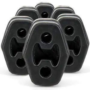 6x Halter Auspuff Gummi Aufh&auml;ngung AUDI A1 A2 A3 FORD SEAT SKODA VW GOLF POLO