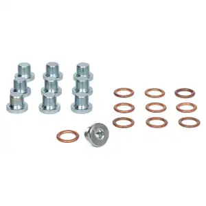 10x &Ouml;lablassschraube + Dichtring FORD C-MAX FOCUS 2 GALAXY KUGA I MONDEO 4 S-MAX