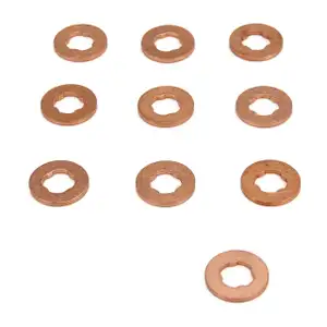 10x Dichtring Einspritzd&uuml;se ALFA ROMEO BMW CITROEN FIAT FORD MINI OPEL PEUGEOT