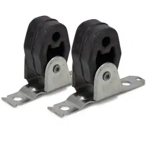 2x Halter Auspuff Schalld&auml;mpfer AUDI A1 SEAT IBIZA SKODA FABIA VW GOLF 4 POLO