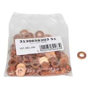 4x Dichtring D&uuml;senhalter W&auml;rmeschutzscheibe Injector Seals f&uuml;r FORD 2.0 TDCi