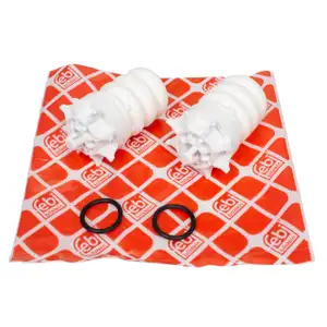2x FEBI Gummianschlag Anschlagpuffer CITROEN C2 C3 I II f&uuml;r PEUGEOT 1007 hinten