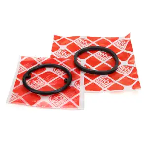 2x FEBI &Ouml;lk&uuml;hlerdichtung aussen + innen AUDI A3 A4 A6 A8 VW GOLF 2 3 4 PASSAT