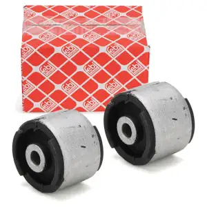 2x FEBI Querlenkerlager Achsk&ouml;rperlager BMW E36 E46 X3 E83 hinten 33326770786