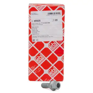 20x FEBI 48925 Radbolzen Radschrauben M12x1,5mm 22mm f&uuml;r DACIA & RENAULT