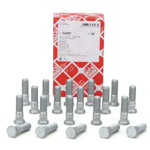 20x FEBI 32307 Radbolzen Radschrauben M12x1,5mm FORD C-MAX FIESTA FOCUS MONDEO