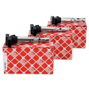 3x BBT Z&uuml;ndspule IC03122 4-polig Seat Ibiza Skoda Fabia VW Fox Polo 03D905715A