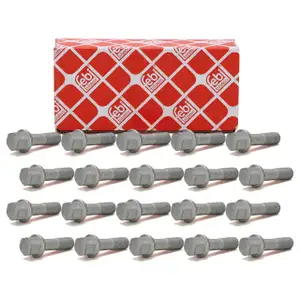 20x FEBI 15655 Radbolzen Radschrauben M12x1,5mm 20mm f&uuml;r MERCEDES-BENZ