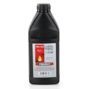 FERODO FBC100 Bremsfl&uuml;ssigkeit Kupplungsfl&uuml;ssigkeit DOT 3 / 1Liter