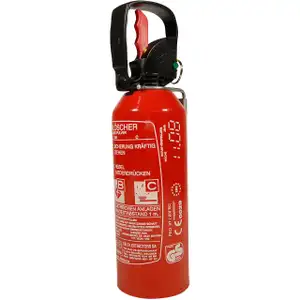 Auto Hand-Feuerl&ouml;scher ABC Pulverl&ouml;scher + KFZ Halterung 1 KG (MHD 07.2021)
