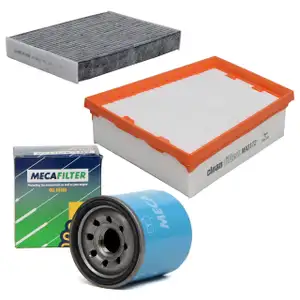 Inspektionskit Filterpaket Filterset RENAULT Scenic III 2.0 16V 140 PS