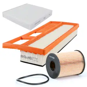 Filterpaket Filterset f&uuml;r Fiat 500 / C (312) 1.3 D Multijet 75 PS ab 09.2011