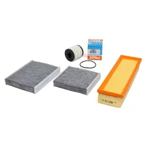 Inspektionskit Filterpaket Filterset f&uuml;r CITROEN C3 PEUGEOT 207 1.4 73/88/109 PS