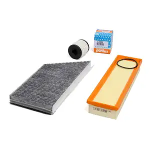 Filterset f&uuml;r PEUGEOT 206 + 206 SW 1.4 1.4i 1.4 16V + 206+ 1.1 1.4i 60-88 PS