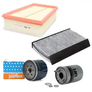 Filterpaket Filterset f&uuml;r RENAULT FLUENCE (L3_) MEGANE III 1.5 dCi 86-110 PS