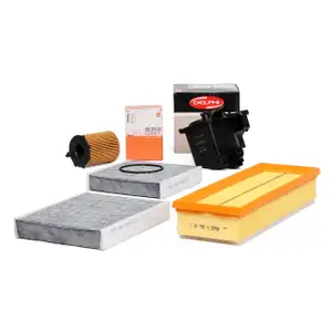 Inspektionskit Filterpaket Filterset f&uuml;r PEUGEOT 207 + SW + CC 1.6 HDI 90 109 PS
