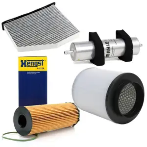 Inspektionskit Filterpaket Filterset f&uuml;r AUDI A8 (4H) 4.2 TDI quattro 351/385 PS
