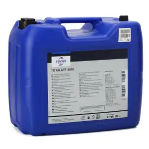FUCHS Getriebe&ouml;l Automatikgetriebe&ouml;l TITAN ATF 4000 20L 20 Liter MB 236.1