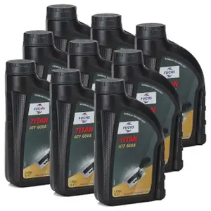 FUCHS Getriebe&ouml;l Automatikgetriebe&ouml;l TITAN ATF 6008 - 9x 1L 1 Liter