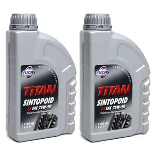 FUCHS Getriebe&ouml;l Achsgetriebe&ouml;l TITAN SINTOPOID SAE LS 75W-90 75W90 - 2L 2 Liter