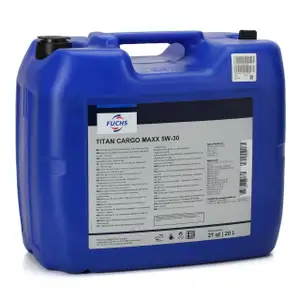 FUCHS Motor&ouml;l &Ouml;l TITAN CARGO MAXX 5W-30 5W30 NFZ Dieselfahrzeuge - 20L 20 Liter