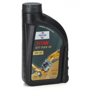FUCHS Motor&ouml;l TITAN GT1 Flex 34 5W-30 5W30 MB 226.51 229.51 RN0720 - 1L 1 Liter