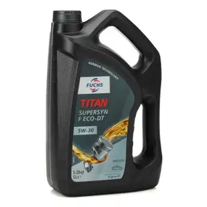 FUCHS MOTOR&Ouml;L TITAN SuperSyn F Eco-DT 5W-30 ACEA A5/B5 FORD M2C913-C 5L 5 Liter