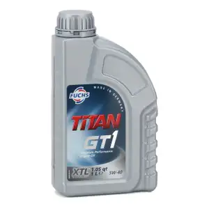 FUCHS Motor&ouml;l &Ouml;l TITAN GT1 5W-40 5W40 ACEA C3 API SN/SM FORD M2C917-A - 1 Liter