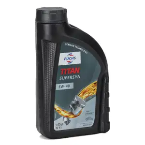 FUCHS MOTOR&Ouml;L TITAN SuperSyn 5W-40 VW 502.00/505.00 MB 229.3 RN0700 - 1L 1 Liter
