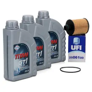 FUCHS Motor&ouml;l TITAN GT1 Flex 23 5W30 3L 3 Liter + ORIGINAL &Ouml;lfilter 71751128