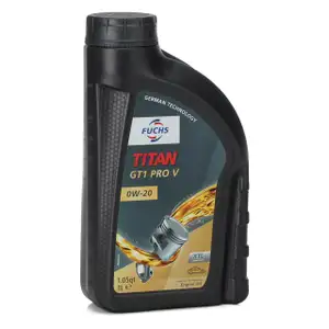 FUCHS Motor&ouml;l &Ouml;l TITAN 0W20 GT1 PRO V ACEA A1/B1 Volvo VCC RBS0-2AE - 1L 1 Liter