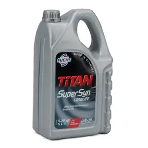 FUCHS Motor&ouml;l &Ouml;L TITAN SUPERSYN LONGLIFE 0W30 MB 229.5 VW 502/505.00 - 5 Liter