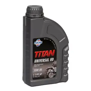FUCHS Motor&ouml;l &Ouml;l TITAN UNIVERSAL HD ACEA A3/B3/B4 15W-40 15W40 1L 1 Liter