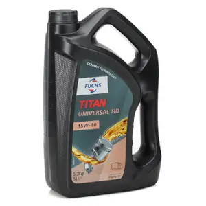 FUCHS Motor&ouml;l &Ouml;l TITAN UNIVERSAL HD ACEA A3/B3/B4 15W-40 15W40 5 L 5 Liter